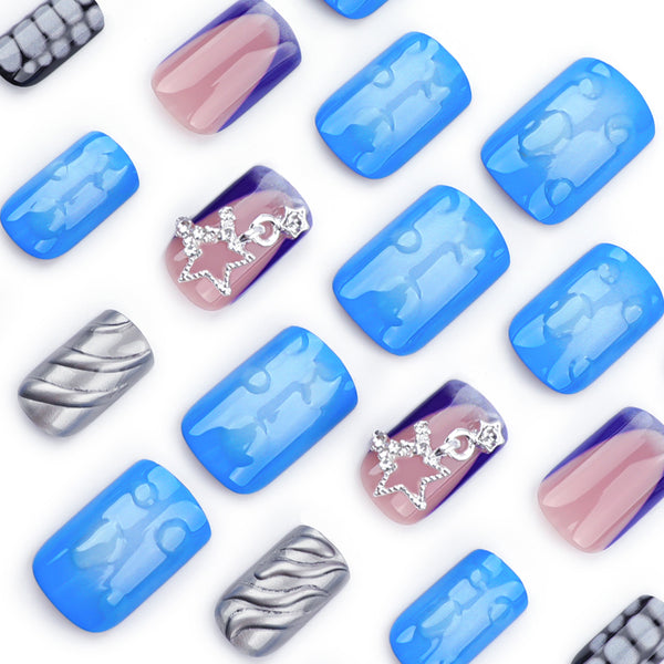 12 Sizes-24 Pcs Press On Nails JP3507