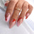 12 Sizes-24 Pcs Press On Nails JP1985