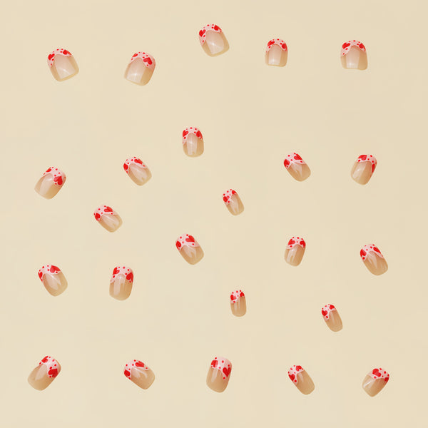 12 Sizes-24 Pcs Press On Nails Y116