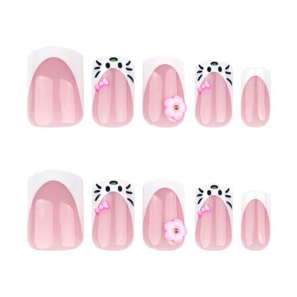 12 Sizes-24 Pcs Press On Nails JP3679