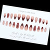 12 Sizes-24 Pcs Press On Nails FT-806