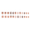 12 Sizes-24 Pcs Press On Nails R970