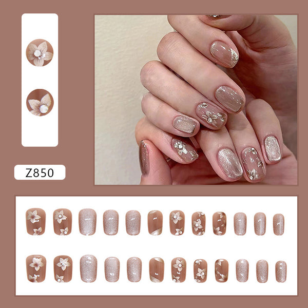 12 Sizes-24 Pcs Press On Nails Z850