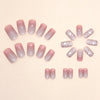 12 Sizes-24 Pcs Press On Nails W1279