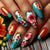 12 Sizes-24 Pcs Press On Nails Y657