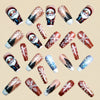 12 Sizes-24 Pcs Press On Nails Y1246