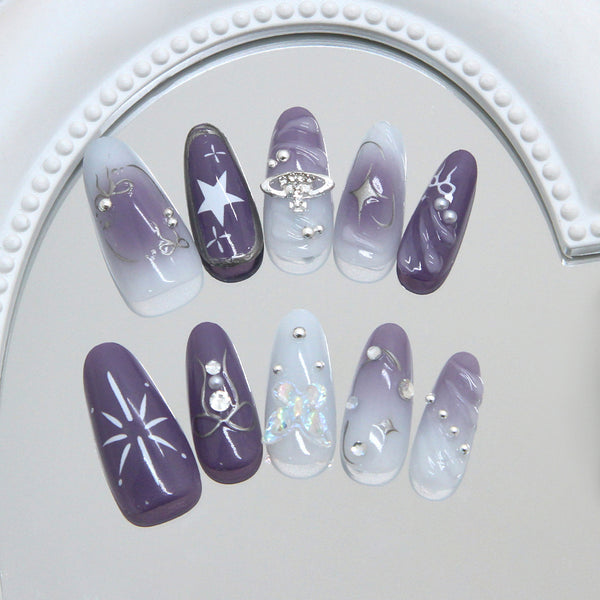 30 Pcs Press On Nails Z1258