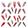 12 Sizes-24 Pcs Press On Nails Y532