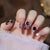 12 Sizes-24 Pcs Press On Nails Z448