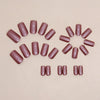 12 Sizes-24 Pcs Press On Nails W1463