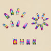 12 Sizes-24 Pcs Press On Nails Y682