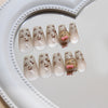 12 Sizes-24 Pcs Press On Nails Z929
