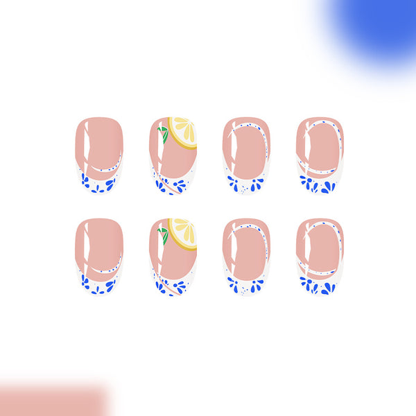 12 Sizes-24 Pcs Press On Nails C1003