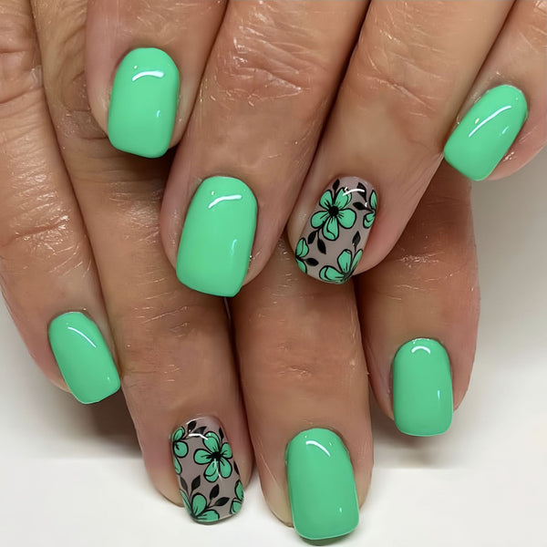 12 Sizes-24 Pcs Press On Nails Y746