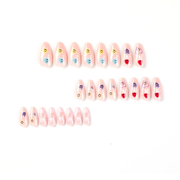12 Sizes-24 Pcs Press On Nails JP2360