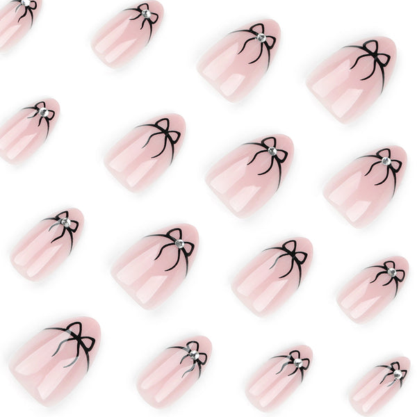 12 Sizes-24 Pcs Press On Nails JP3296
