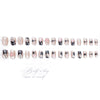 12 Sizes-24 Pcs Press On Nails T059