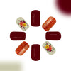 12 Sizes-24 Pcs Press On Nails C642