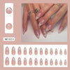 12 Sizes-24 Pcs Press On Nails W1651