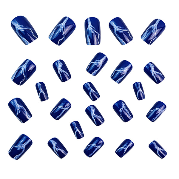 12 Sizes-24 Pcs Press On Nails Y533-1