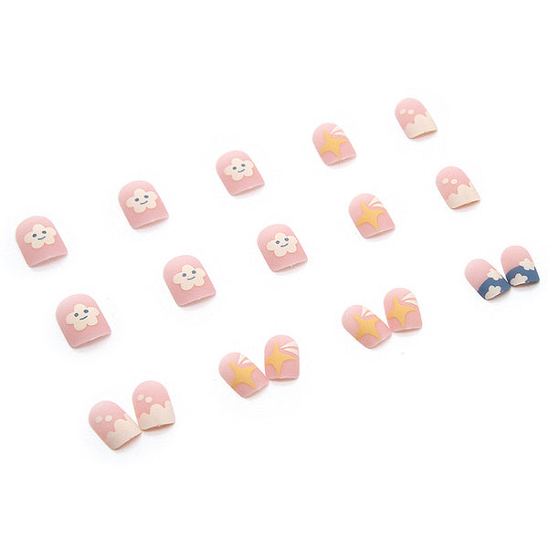 12 Sizes-24 Pcs Press On Nails R401