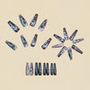 12 Sizes-24 Pcs Press On Nails Y1711