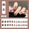 12 Sizes-24 Pcs Press On Nails Z486