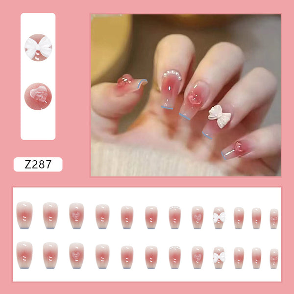 12 Sizes-24 Pcs Press On Nails Z287
