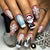 12 Sizes-24 Pcs Press On Nails Y1246