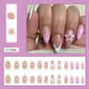 12 Sizes-24 Pcs Press On Nails Z1068