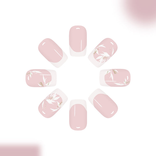12 Sizes-24 Pcs Press On Nails C1088