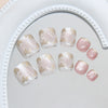 12 Sizes-24 Pcs Press On Nails F198