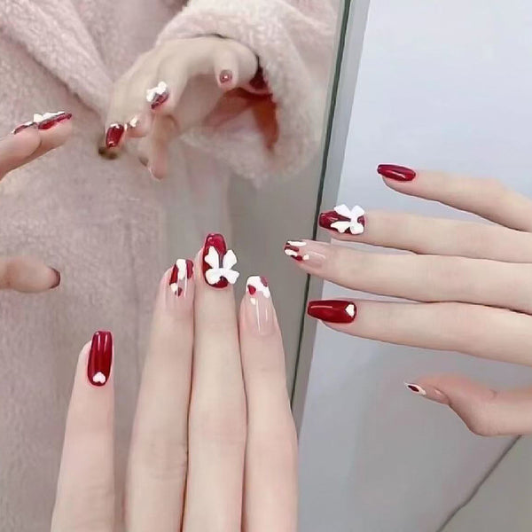 12 Sizes-24 Pcs Press On Nails Z1150