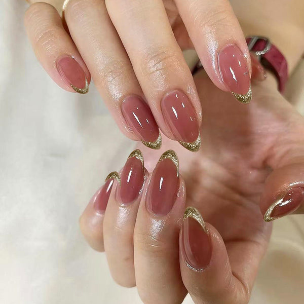 12 Sizes-24 Pcs Press On Nails W2203
