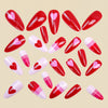 12 Sizes-24 Pcs Press On Nails Y1673