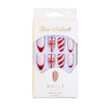 12 Sizes-24 Pcs Press On Nails WM-498