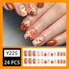 12 Sizes-24 Pcs Press On Nails Y225