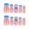 12 Sizes-24 Pcs Press On Nails JP4233