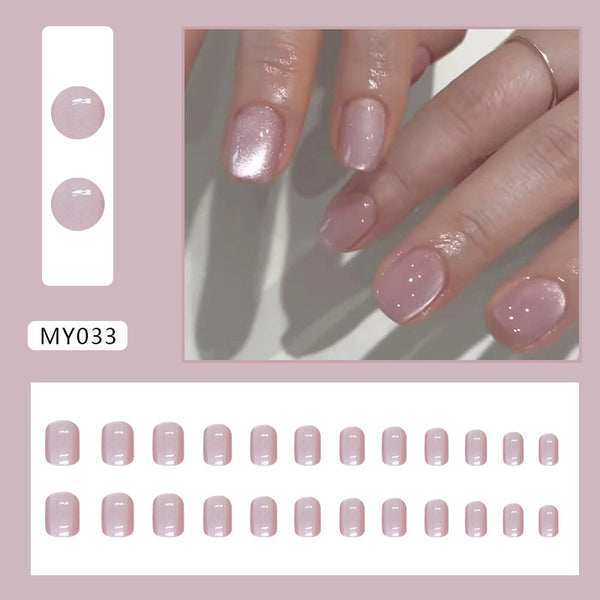 12 Sizes-24 Pcs Press On Nails MY033