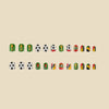 12 Sizes-24 Pcs Press On Nails y2074-z-24