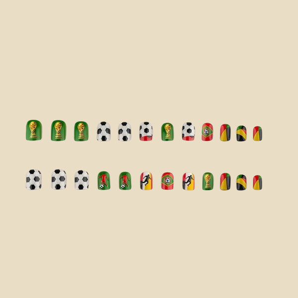 12 Sizes-24 Pcs Press On Nails y2074-z-24