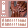 12 Sizes-24 Pcs Press On Nails W1749