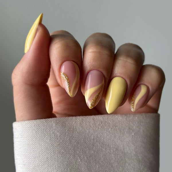 15 Sizes-30 Pcs Press On Nails GD08