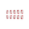 12 Sizes-24 Pcs Press On Nails C229