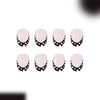 12 Sizes-24 Pcs Press On Nails C1411