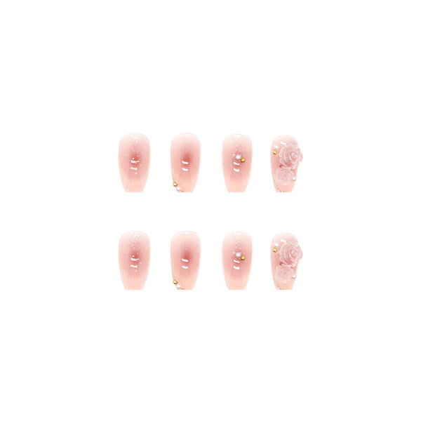12 Sizes-24 Pcs Press On Nails Z356