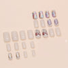 12 Sizes-24 Pcs Press On Nails W1758
