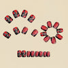 12 Sizes-24 Pcs Press On Nails Y1633
