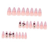 12 Sizes-24 Pcs Press On Nails JP4337