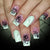 12 Sizes-24 Pcs Press On Nails C1137